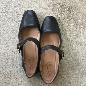 Sam Edelman Classic Black Mary Jane Flats